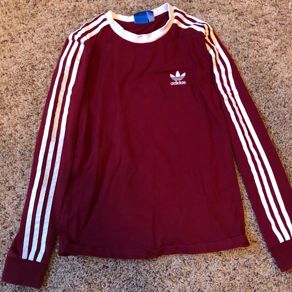 Maroon Adidas Sweater